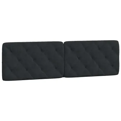 Obrázok produktu pre Vankúš na čelo postele čierny 180 cm zamat