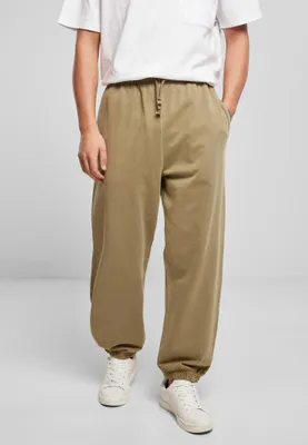 Produktbild von Urban Classics TB4389 | Overdyed Sweatpants Jogginghose Herren - Farbe: Khaki - Größe: S