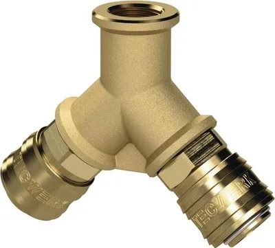 Immagine prodotto di Filettatura del collettore G 3/8 ″/15,39 mm filettatura femmina, 2 raccordi DN 7,2