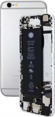Produktbild von Rückgehäuse inkl. vormontierten Teilen für Apple iPhone 6 Plus silber