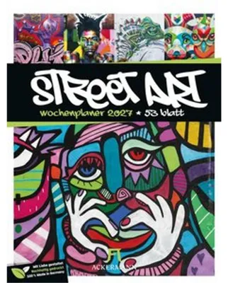 Zdjęcie produktu dla Street Art Wochenplaner Kalender 2027