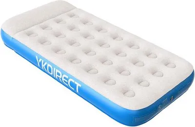 Produktbild von Famanu Luftbett aufblasbar - 1-Personen - 190 x 100 x 28 cm - Inkl. Tragetasche und Reparaturset