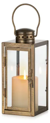 Imagen del producto de Lámpara vintage grande con cristal, 24 cm