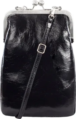 Produktbild von Schultertasche MILA  Elegante Damen Bügeltasche aus italienischem Leder