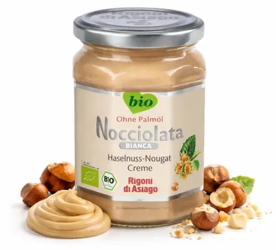 Produktbild von Rigoni di Asiago Nocciolata - weiße Schokolade, Haselnusscreme (6x250g)