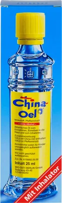 Produktbild von China-Oel mit Inhalator, 25 ml ätherisches Öl