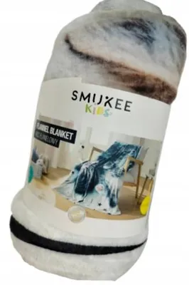 Produktbild von Smukee Kids Flanell Kinderdecke Motiv Katzen 130x160 cm
