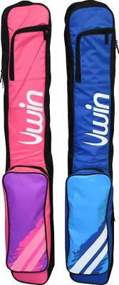 Produktbild von Uwin Hockeytasche schwarz/grau - geräumige Sporttasche für Schläger und Ausrüstung