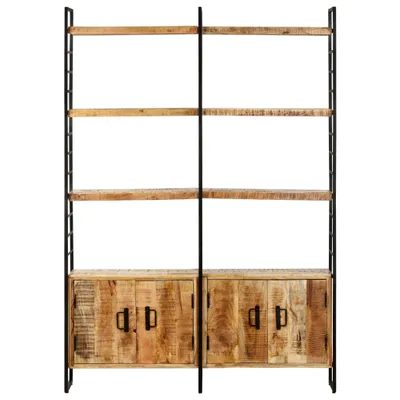 Immagine prodotto di Libreria a 4 Livelli Legno di Mango Grezzo 124x30x180 cm
