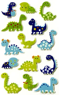 Immagine prodotto di Samolepky Maildor 3D Cooky Dinosauři
