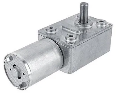 Obrázek produktu pro Elektromotor s vysokým točivým momentem pro převodovku – s reverzací a redukcí otáček – 12 V DC – kovový – Turboslak – 5/6/20/40/62 otáček za minutu