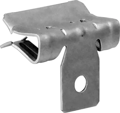 Produktbild von Celo Trägerklemmen für Stahlträger CAL mit Loch, 10-15 mm - Klemme zum Abhängen von Drähten, S-Haken oder Ketten - 100 Stück