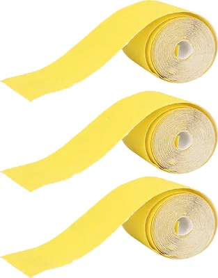 Obrázok produktu pre 3 rolky brúsneho papiera so zrnitosťou 40, brúsny list, leštiaci a brúsny nástroj na nábytok, žltý
