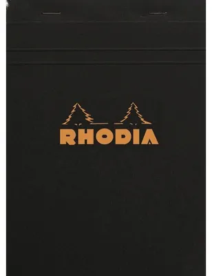 Zdjęcie produktu dla Rhodia 162009C, Obraz, Czarny, A5, 80 ark., Papier w kratkę, Miękka okładka przednia i twarda okładka tylna
