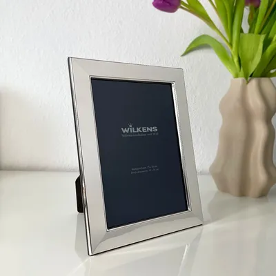 Produktbild von Wilkens Bilderrahmen Kopenhagen in 925 Sterlingsilber, 18 x 24 cm, anlaufgeschützt