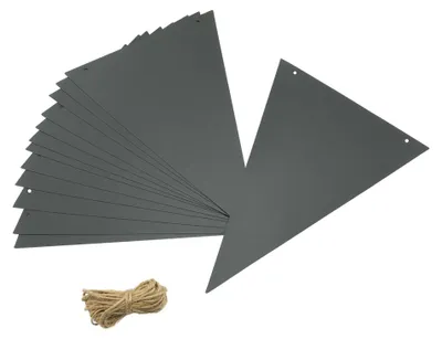 Productafbeelding van Securit® Silhouette Flag wandkrijtborden in zwart