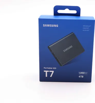 Produktbild von Samsung Portable SSD T7 4TB grau