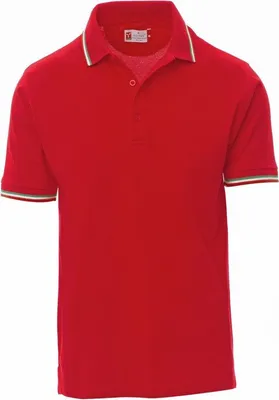Produktbild von Poloshirt "ITALIA" - Payper Rot M