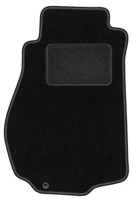 Produktbild von Fahrermatte Velours für Nissan 350Z 2003-2009 (Coupé) – 1-tlg, Schwarz, passgenau – Wielganizator LUX