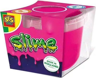 Image de SES CREATIVE Slime rose fluo 140g 15042