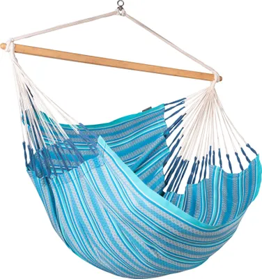 Produktbild von La Siesta Hängesessel Kingsize HABANA azure blau aus Baumwolle Hängestuhl