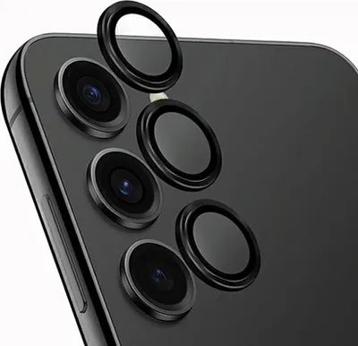 Obrázek produktu pro Uniq Optix Aluminium Camera Lens Protector pro objektiv fotoaparátu Samsung Galaxy S24 s aplikátorem - černý