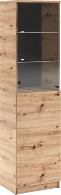 Obrázok produktu pre Vysoká vitrína GIDOEN - dub artisan