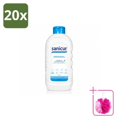 Obrázek produktu pro 20 kusů sprchového gelu Sanicur Original – 1000 ml – výhodná balení – 20 kusů