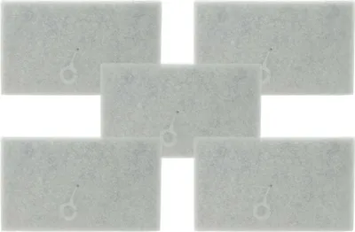 Produktbild von vhbw 5x Staubsaugerfilter kompatibel mit Philips 2000 Series XB2022/01, XB2023, XB2042, XB2062, XB2122 Staubsauger - Schaumstofffilter Schwarz Weiß