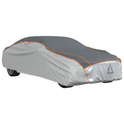 Obrázok produktu pre vidaXL Poťah na auto pre sedan Ochrana proti krupobitiu Full XXL Grey & Silver