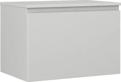 Produktbild von Mexen Orio Badezimmer-Unterschrank 70 cm mit Arbeitsplatte, 1 Schublade, grau matt - 91A10-07047-1-BFC62