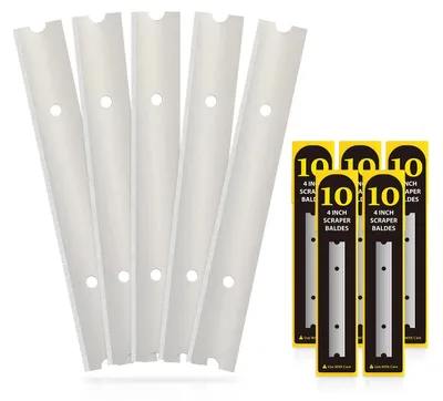 50 Ersatzklingen für Schaber 100 mm, Kohlenstoffstahl