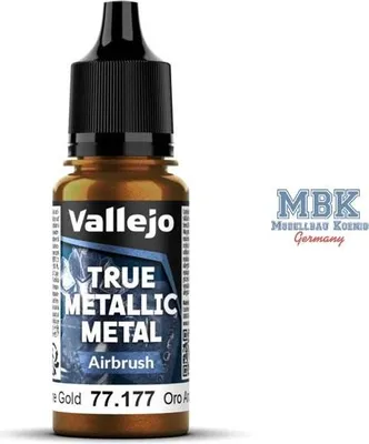 Imagen del producto de Vallejo VA77177 - Aerógrafo metálico "True Metallic" - Color: Oro Arcane