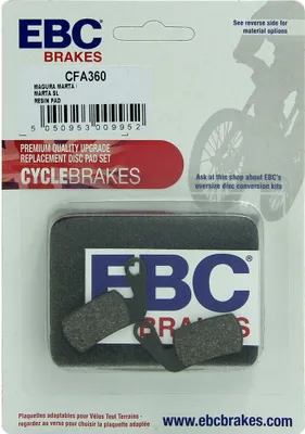 Zdjęcie produktu dla CFA360 - Klocki hamulcowe rowerowe (organiczne) EBC Brakes