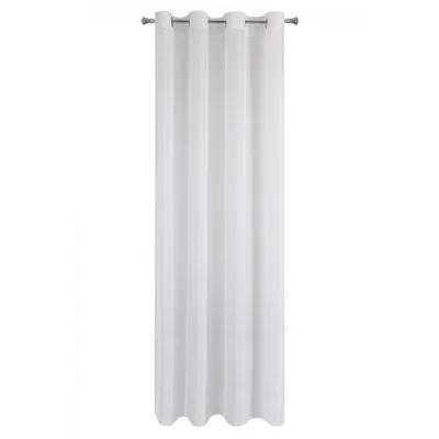 Produktbild von Eurofirany 439521, Durchscheinend, Cremefarben, Einfarbig, Polyester, Ring, 50 g/m²