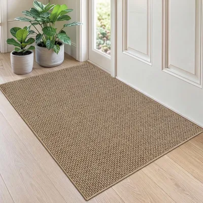Produktbild von Schmutzfangmatte Innen 80 x 120 cm Dunkelbeige Rutschfest