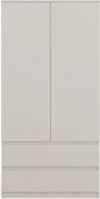 Produktbild von CDF Garderobe Malwa | Farbe: Kaschmir (beige) | Gro§er Spiegel | KleiderbŸgel | GerŠumiger Schuhschrank | Ideal fŸr Diele, Flur