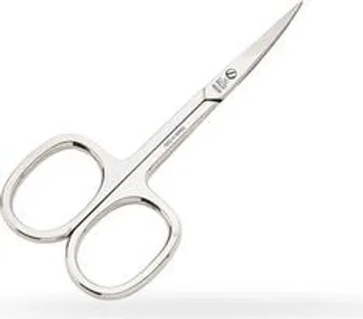 Image de Premax Optima Classica Ciseaux à cuticules pour gauchers, Courbés, 9cm, Acier inoxydable