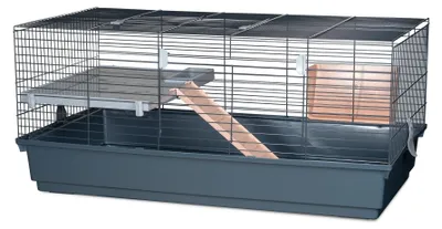 Produktbild von Voltrega 001955G Käfig für Kaninchen und andere Nager – Geräumiges Zuhause für Ihre Haustiere