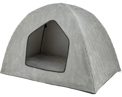 Produktbild von TRIXIE Orthopädische Hundehöhle Jonna - hellgrau - 100 × 70 × 70 cm