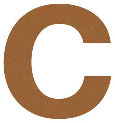 Produktbild von Hausnummer ''c'' Rost