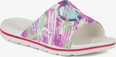 Produktbild von Pantoffeln von Coqui Girl Long Printed Pearl Hearts - 30/31