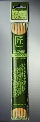 Produktbild von Clover Nadelspiel Bambus Takumi  : 5,00mm : 12,5cm