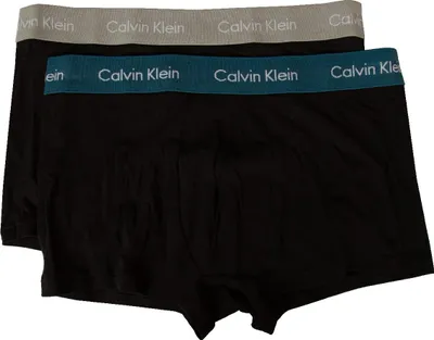Obrázok produktu pre CALVIN KLEIN pánske boxerky 2-pack strečové bavlnené boxerky artikel NP1929O, JSK Black w grey / black w minght, veľkosť M / IN 32-34 / cm.81-86, bavlna 95%,Elastan 5%