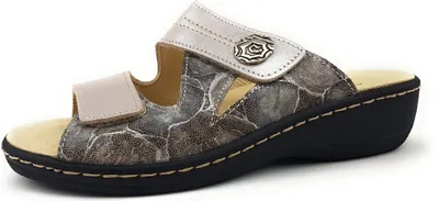 Produktbild von Belvida Damenschuhe Hausschuhe Pantolette Grau Freizeit, Schuhgröße:39 EU