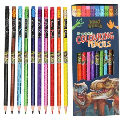 Produktbild von DEPESCHE DINO World Buntstifte radierbar