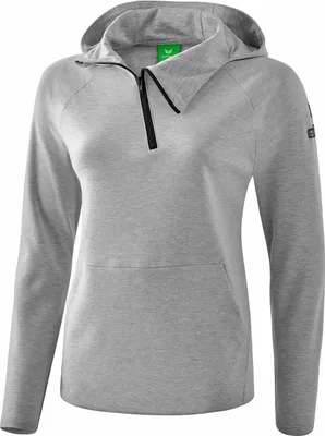 Produktbild von erima Essential Hoody light greymelange/black L