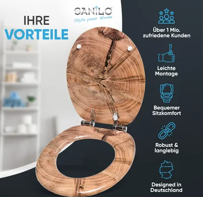 Obrázek produktu pro SANILO® WC sedátko s mechanismem Soft-Close Old Tree, WC sedátko, WC sedátko, WC sedátko, WC sedátko, WC sedátko, WC sedátko přímo od výrobce