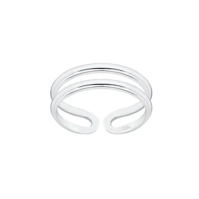 Produktbild von Zehenring zweirehig: Layer Zehring Silber 925