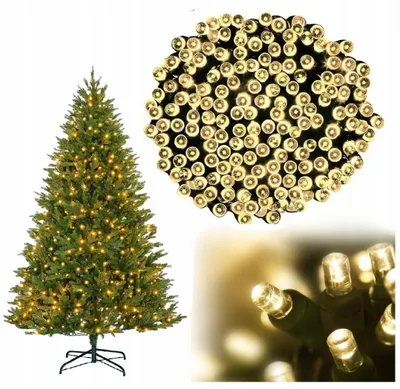 Produktbild von Ekspand | Weihnachtslichter 100 Led - Warm Weiß - 1,5 m - 8 Modi - Weihnachtsbaumbeleuchtung